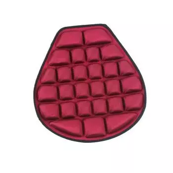 Подушка сиденья мотоцикла, воздушная влагостойкая моющаяся защитная подушка из лайкры от солнца для мотоциклиста красный
