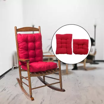 Подушка сиденья Нескользящая основа Прочная ткань Комфорт снижает давление Набор для раскачивания красный