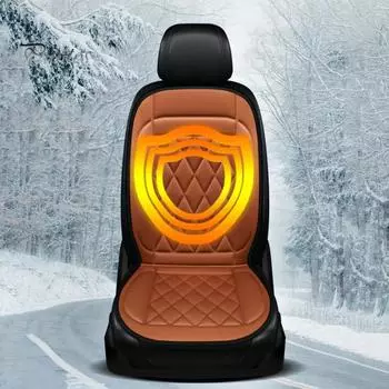 Подушка сиденья с подогревом, износостойкая, надежная, простая в установке, накидка на все заднее сиденье, аксессуары для салона автомобиля серый