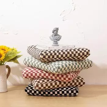 Подушка сиденья складная мягкая мягкая подушка высокой плотности для гостиной спальни напольная подушка на коленях для автомобиля 42cm света кофе