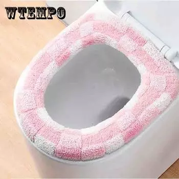 Подушка сиденья унитаза домашняя крышка туалета универсальная зимняя дышащая антибактериальная портативная сиденье для унитаза может быть водонепроницаемой и моющейся