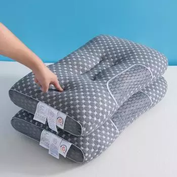 Подушка-соты для массажа, трикотажная хлопковая подушка для шеи, 2 мягкие тканые подушки для шеи для массажа, парные подушки 48*74cm2 pcs