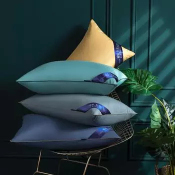 Подушка студенческое общежитие подушка основа перо бархат хлопок подушка основа 48 * 74cm each