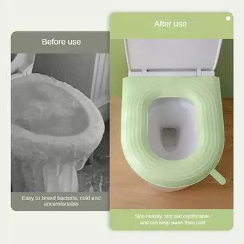 Подушка Водонепроницаемая Всесезонная Мультимодельная Адаптация Мягкая И Удобная Прочное Сиденье Для Унитаза Коврик Для Унитаза Износостойкая
