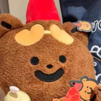 Подушка в форме головы медведя серии TUNEE GOODS кукла подушка подарок детям 40*45cm