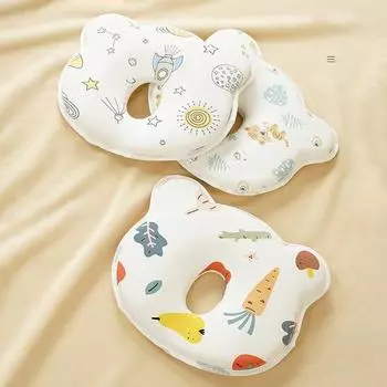 Подушка в форме ребенка, дышащая, предотвращает синдром плоской головы, подушка из пены с эффектом памяти для детей, чувствительных к аллергии B
