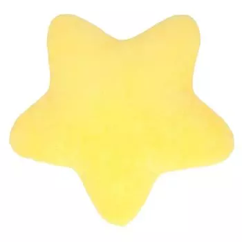 Подушка в форме звезды мягкая симпатичная декоративная мягкая подушка плюшевая игрушка для дивана спальни автомобиля 19.6 жёлтый
