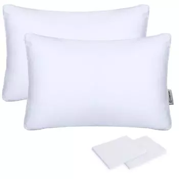 Подушка в комплекте из 2 шт., без шеи, популярная, сделана в наборе из 2 шт., роскошный отель, высокая устойчивость, подходит для бокового давления тела в полном 3D, белые чехлы, подушки, боль,