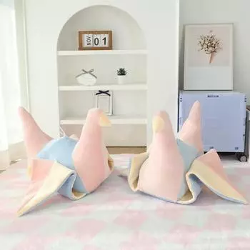 Подушка в виде бумажного журавлика, плюшевые куклы, мультяшные куклы, фигурки с пожеланиями, мягкие игрушки, декор для девочек и мальчиков, подарки на день рождения и Рождество about 22cm