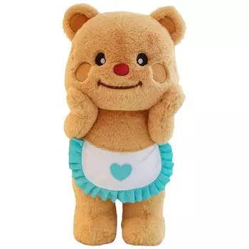 Подушка в виде медведя из полипропиленового хлопка Kawaii Кукла Фартук для переодевания Медведь Спящий плюшевый медведь 30cm