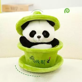 Подушка в виде панды Kawaii, плюшевая подушка, кукла, игрушка, милая мягкая игрушка в виде панды, подарок на день рождения, новый год