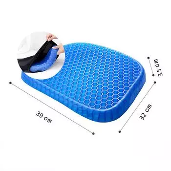 Подушка в виде сот. Летняя гелевая подушка для льда в виде сот. Автомобильная подушка для льда. Прохладная дышащая подушка.