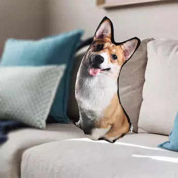 Подушка в виде животных, мягкая игрушка, милая кукла-обнимашка, детские игрушки для комнаты native dog