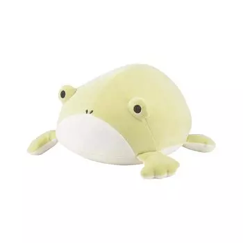 Подушка-валик Ribuhaato Marshmallow Aquamie Frog Длина Мягкая игрушка Пушистая (Всего приблизительно. 20см) 18207-52