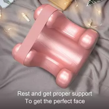 Подушка Yousheng Face Down для сна на боку, против морщин, комфортная поддержка, предотвращение морщин на лице и линий сна, домашняя массажная подушка золотистый