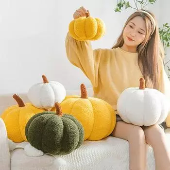 Подушка Yousheng Pumpkin в стиле Хэллоуина, эластичная, полностью наполняющая, плюшевая игрушка, диван, кровать, украшение для дивана, офисная подушка для сна, подушка для сиденья автомобиля M