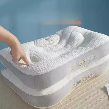 Подушка Yunduo из натурального латекса для глубокого сна, для дома, для одного студента, для общежития, для шейного отдела позвоночника 48*74cm