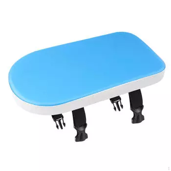 Подушка заднего сиденья велосипеда Спинка велосипеда из искусственной кожи Легко устанавливается Деталь для езды на велосипеде синий