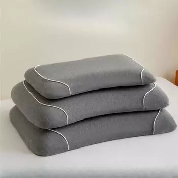 Подушка Zero Pressure Pillow Core Bean на биологической основе, супермягкая подушка для родителей и детей, подушка для шеи с эффектом памяти для взрослых, помогающая заснуть low pillow 30 * 50 * 6cm (child model)