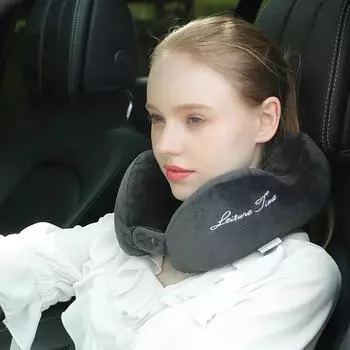 Подушки для автомобиля с эффектом памяти, мягкая поддержка шеи, дорожная подушка, U-образный подголовник, шейный отдел, аксессуары для салона автомобиля