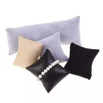 Подушки для демонстрации часов с жемчужным браслетом для держателя ювелирного прилавка-органайзера 1(plush)