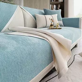 Подушки для дивана из шенилла Four Seasons и универсальные накладки на сиденья, современные маленькие, свежие, противоскользящие накладки на диван, чехлы для полотенец на спинку 70x70