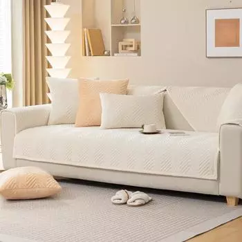 Подушки для дивана в стиле Light Luxury, простые современные подушки, универсальный чехол для дивана из массива дерева на все времена года, чехол для спинки, полотенце, зима 70*70cm