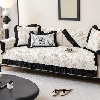 Подушки для дивана в винтажном стиле Four Seasons Universal, нескользящие подушки из шенилла для гостиной, новый чехол для дивана, полотенце 70*70cm