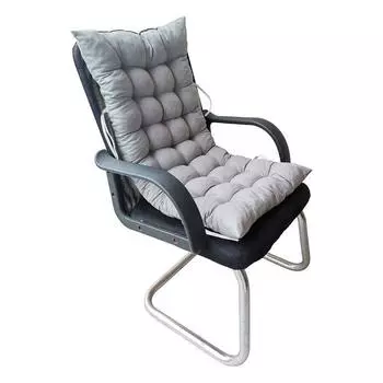 Подушки для спинки стула Мягкая подушка для сиденья Офисное Домашнее Коврик для стула Подушка Утолщенная Gray