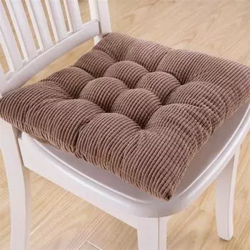 Подушки для стульев из вельвета, однотонные мягкие подушки для сидений, декоративные подушки для домашнего офиса, кухонного стола, стула, аксессуары 45x45cm