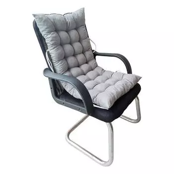 Подушки для стула Спинка Мягкая Подушка для сиденья Офис Дом Коврик для стула Утолщенная подушка Gray