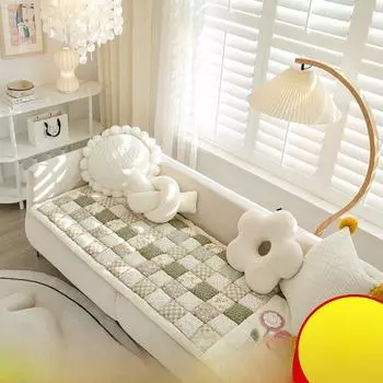 Подушки и чехлы для дивана из высококачественного чистого хлопка в корейском стиле с противоскользящим эффектом - плотные, моющиеся, универсальные для всех сезонов 50x50 cm