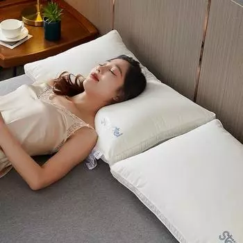 Подушки из протеиновых волокон для сна Подушка для защиты шеи Подушка для тела для сна Подушки 48x74cm 1pc