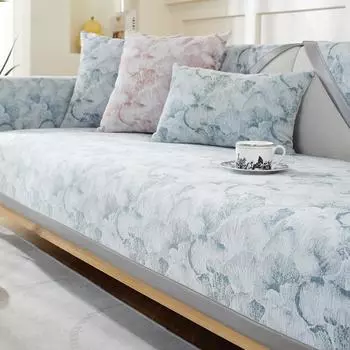 Подушки на сиденье дивана, универсальный чехол на четыре сезона, маленький диван со свежими цветами, специальный чехол, полотенце, новый кожаный чехол для дивана, чехол 70*70cm