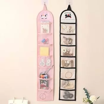 Подвешивание носков и нижнего белья, специальная сумка для хранения, подвесная сумка, дышащая сетчатая сумка, всякая всячина в общежитии за дверью шкафа. Размещение и отделка S бежевый