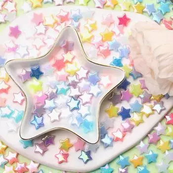 Подвеска AB Color Jewelry Making DIY для оптовой продажи 50 шт. 11 мм звезда акриловые бусины ожерелье браслет синий