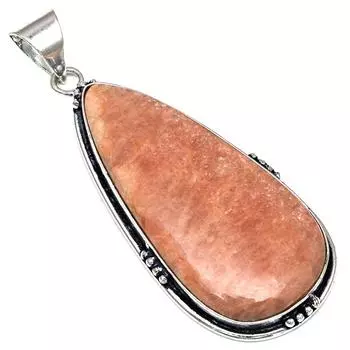 Подвеска Амазонит Драгоценный Камень Ручной Работы Подарок Для Нее Серебряные Украшения 2.5