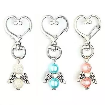 Подвеска-ангел в форме сердца, подарочная коробка, аксессуары, жемчужная сумка, подвески, товары для свадебной вечеринки