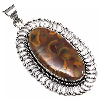 Подвеска Azuboo Lite Gemstone Handmade Подарок на День матери Серебряное украшение 2.5