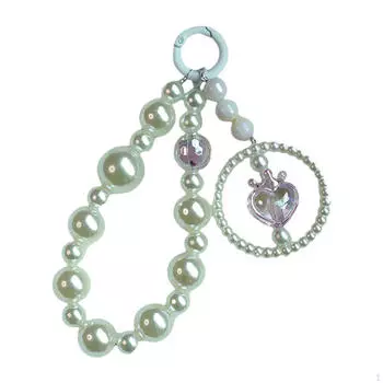 Подвеска-браслет для телефона с бусинами, ремешок для мобильного телефона, сумка на запястье