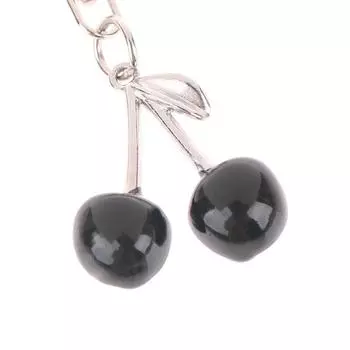 Подвеска-брелок Cherry для автомобильных ключей, сувенирные подарки для женщин и мужчин, подвески для сумок, брелоки, ювелирные изделия своими руками, аксессуары красный