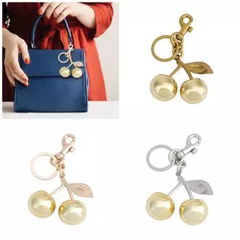 Подвеска-брелок Cherrys, симпатичный, прочный, из смолы, для сумок и автомобиля, модный аксессуар для законодателей моды разноцветный