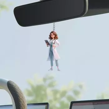 Подвеска-брелок для ключей Yousheng Nurse, символ благодарности, брелок-аксессуар в стиле медсестры для выпускников-ассистентов врачей 7