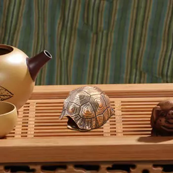 Подвеска-брелок из панциря черепахи, мини-фигурка, украшение для дома, брелок для ключей по фэн-шуй