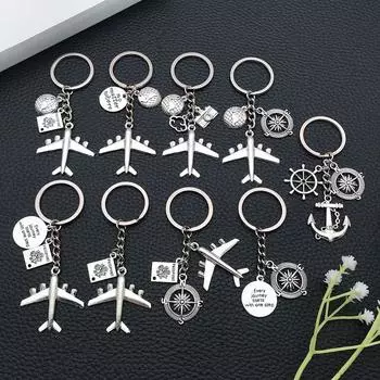 Подвеска-брелок в виде самолета Global Travel