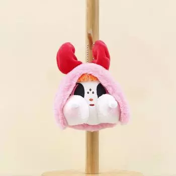 Подвеска-брелок в виде суперкрошек из серии Pop Mart, очаровательная надутая мордашка, плюшевые игрушки, брелок-сумка, кулон, подарок на день рождения разноцветный