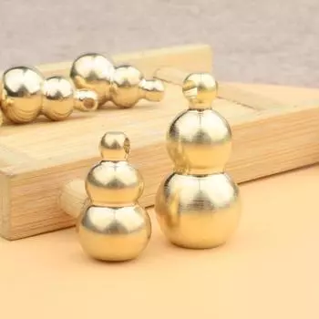 Подвеска-брелок в виде тыквы из латуни и меди - Creative Fortune Metal Jewelry No Ring