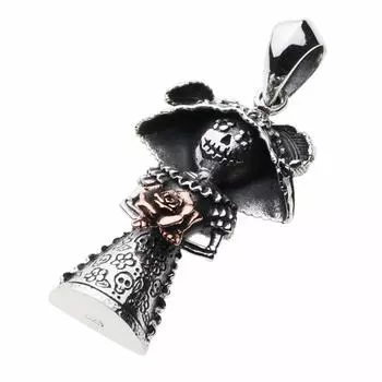 Подвеска Calavera Lady Silver p0718 [Cenote] [925 Аксессуары]