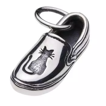 Подвеска Cat Silhouette Deck Shoes Silver p0672 [Cenote] [925 Accessories]