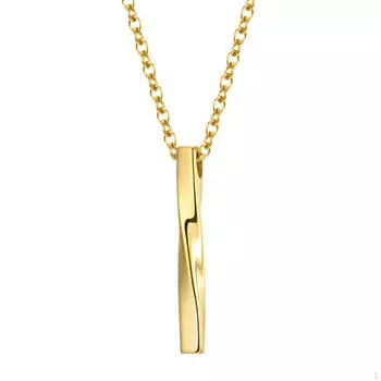 Подвеска Цепочка для ожерелья для путешествий Помолвка Подарок золотой